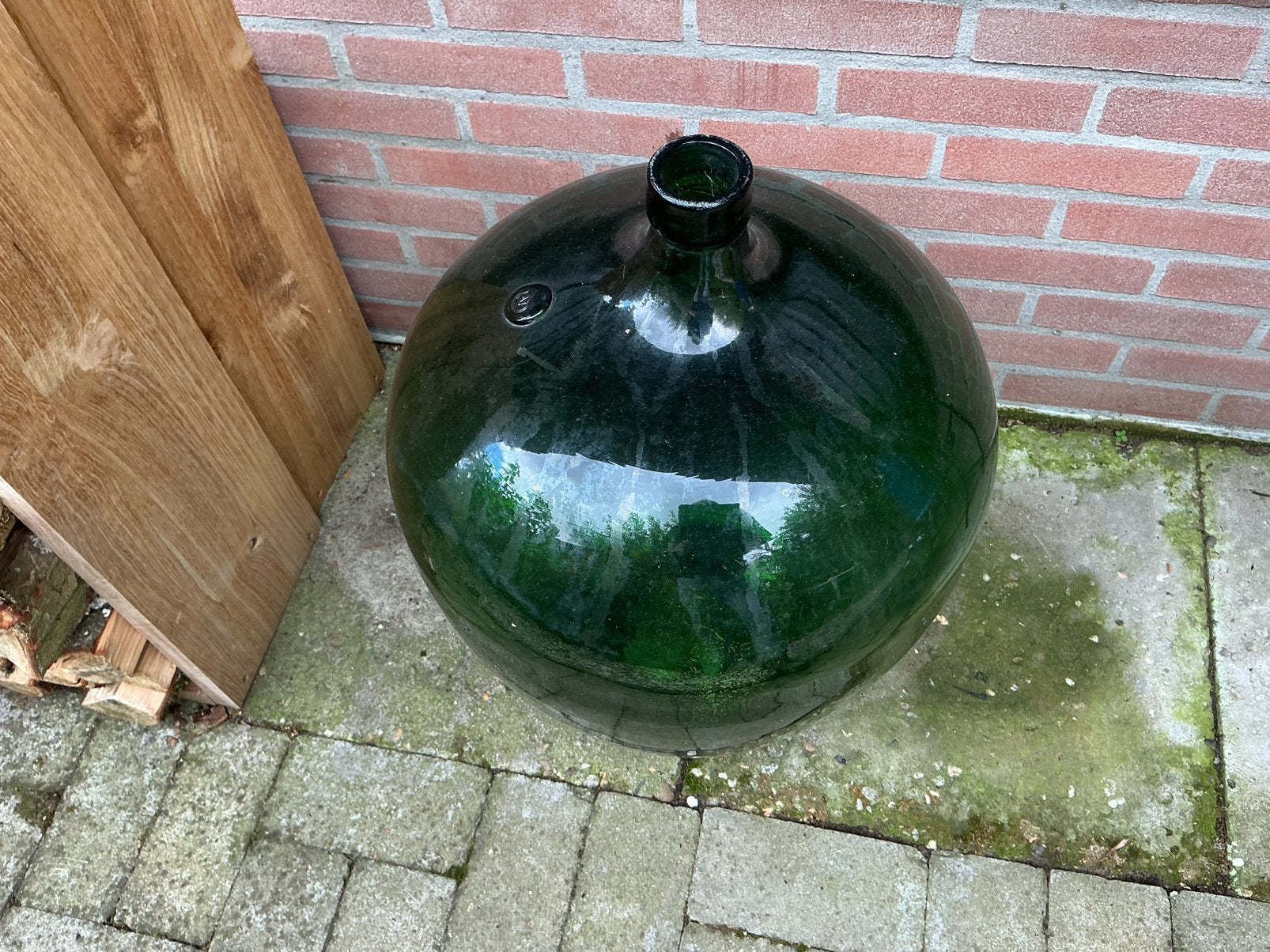 1 groene fles om bv bier te brouwen, Ophalen, Zo goed als nieuw
