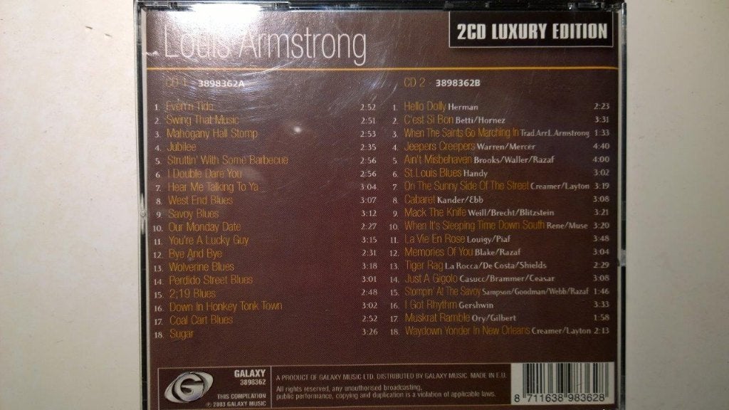 Louis Armstrong - Louis Armstrong, Ophalen of Verzenden, Zo goed als nieuw, Blues, Album