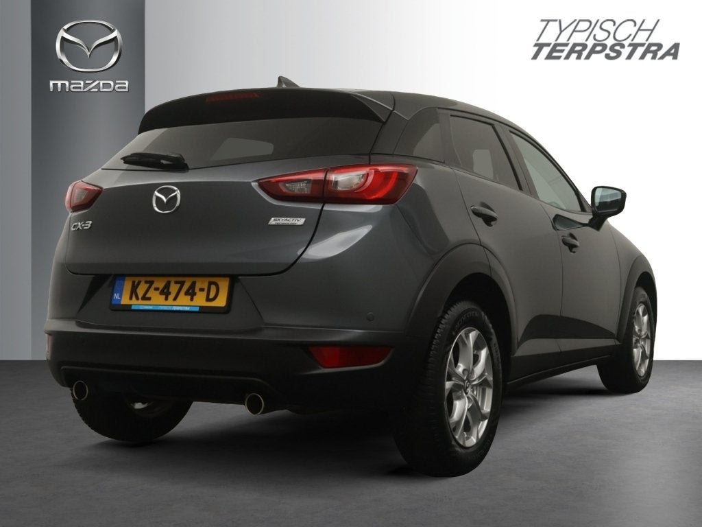 Mazda CX-3 SkyActiv-G 120pk TS+ All Season banden (bj 2017), Auto's, Keurmerk '100% Onderhouden', Stof, Gebruikt, 4 cilinders