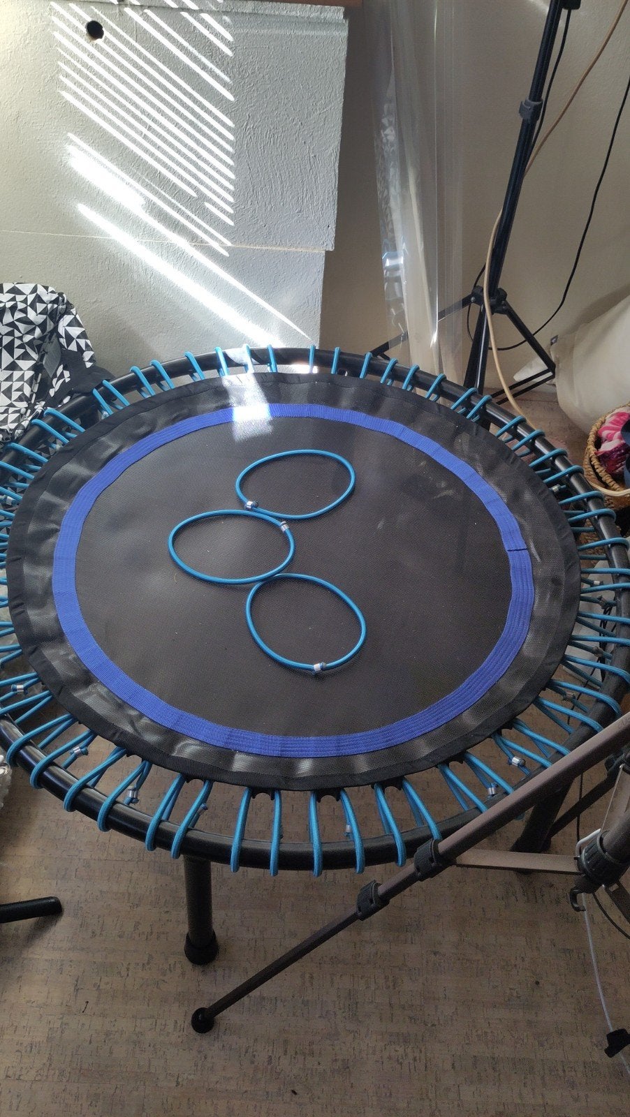 Flexbounce Minitrampoline 1m - Medium Elastieken (80-120kg), Sport en Fitness, Fitnessmaterialen, Ophalen, Zo goed als nieuw, Overige typen