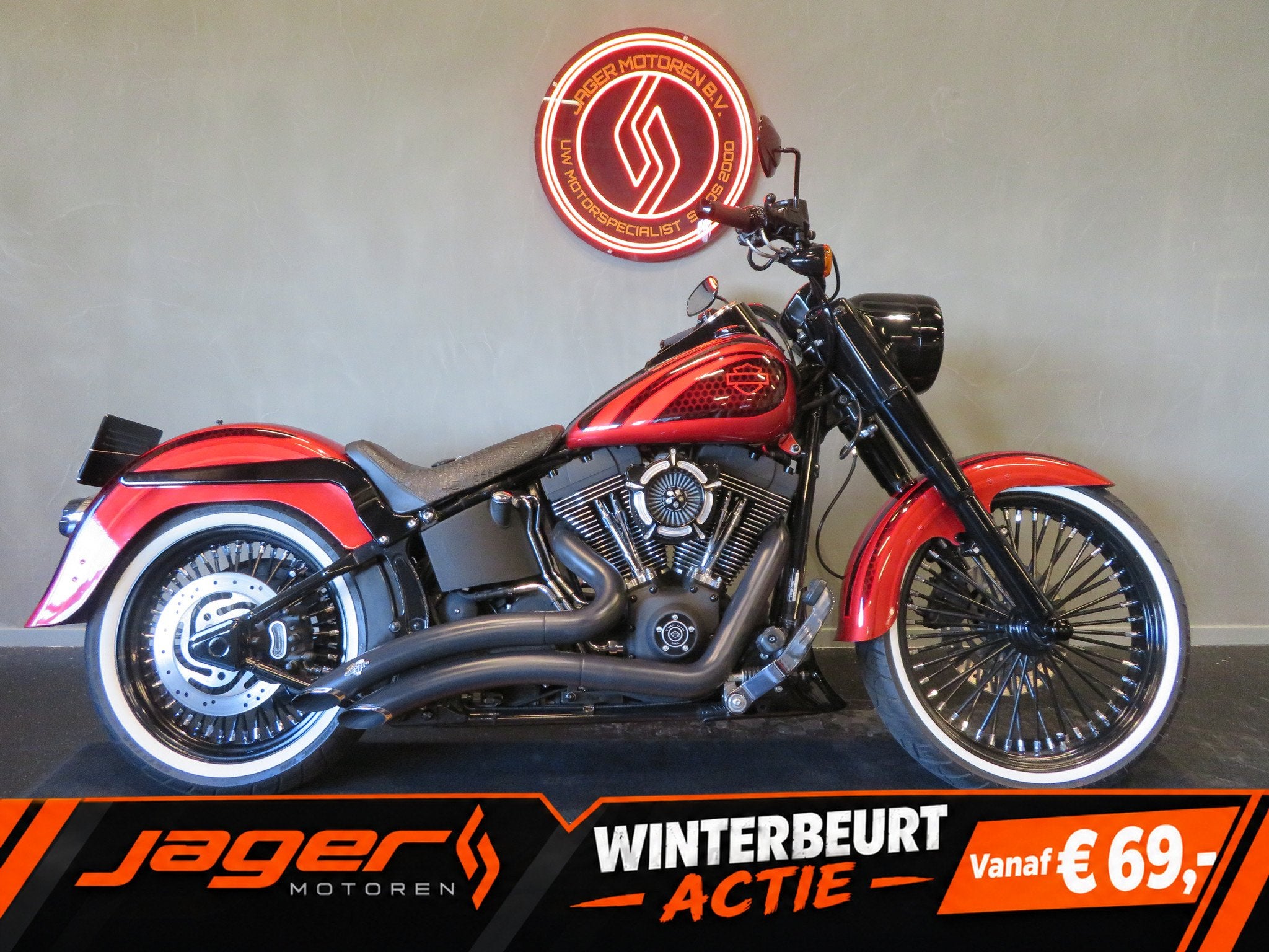 Harley-Davidson FXSTB NIGHT TRAIN SPECIAL! (bj 2002), Motoren, Chopper, Gebruikt, Bedrijf