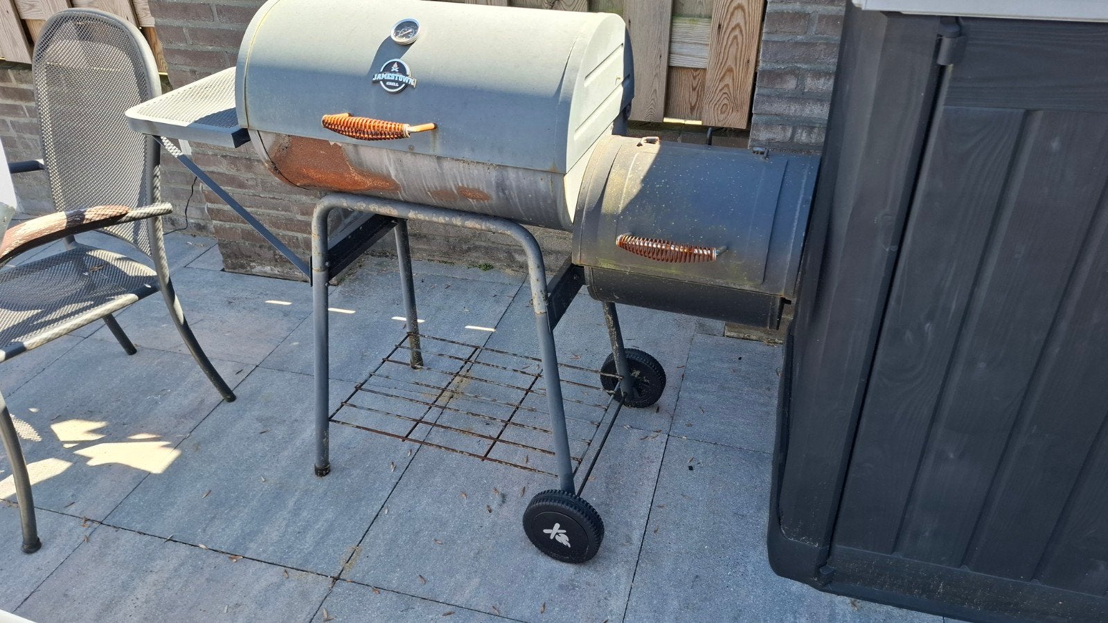 Gebruikte Barbecue met Rookoven - Perfect voor Zomeravonden, Ophalen, Gebruikt, Onbekend