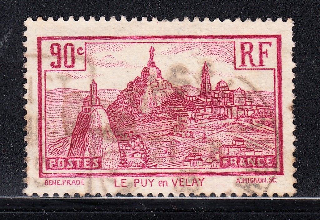 3521 - Frankrijk michel 286 gestempeld , Le Puy, Verzenden, Gestempeld