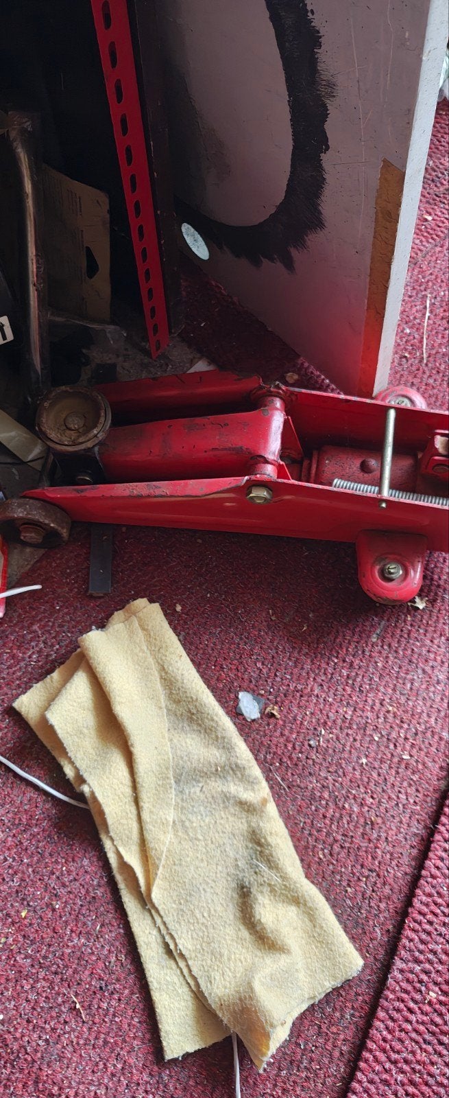 Garagekrik met kriksteunen, Ophalen, Gebruikt, Hydraulisch, Garagekrik