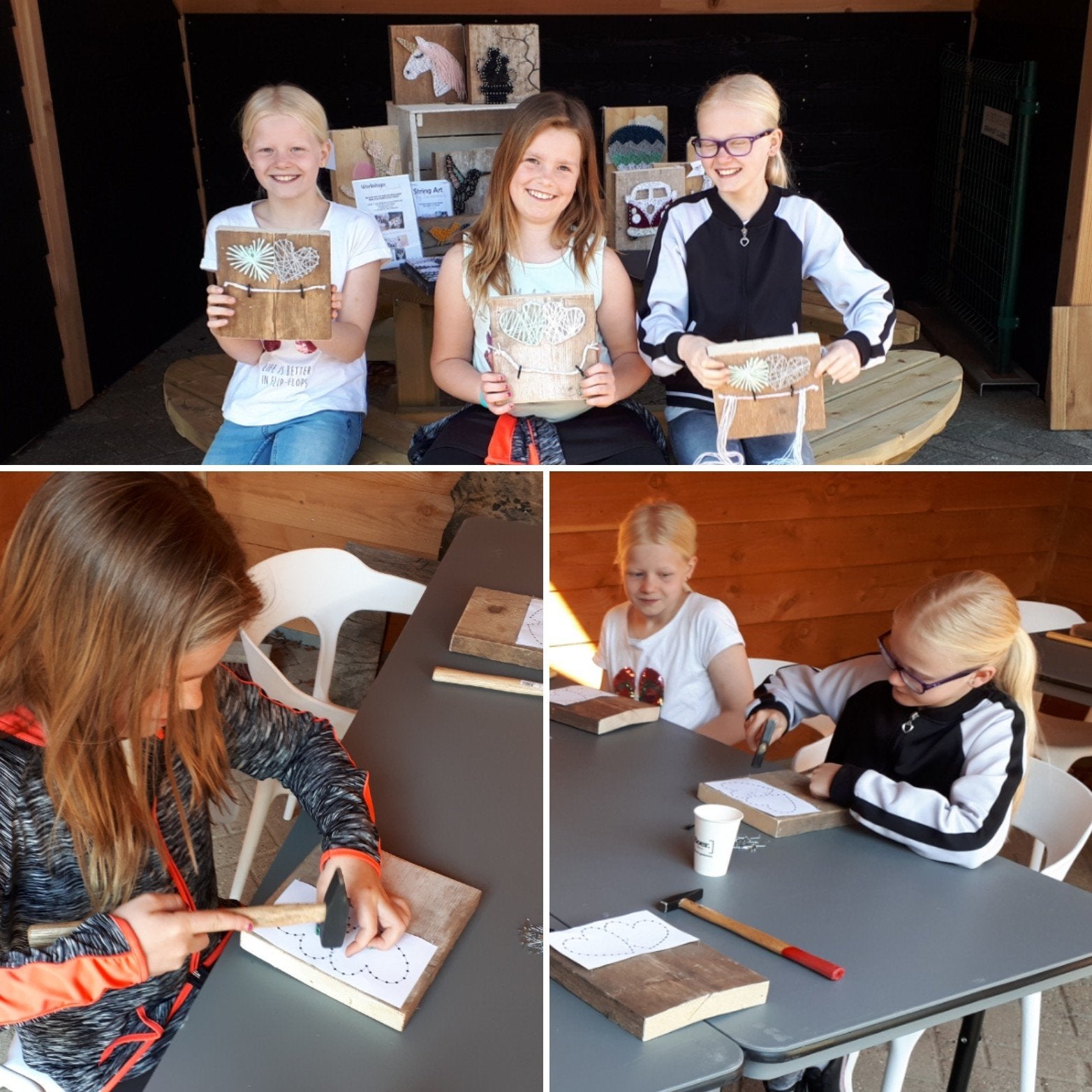 Creatief kinderfeestje 'String Art', Ophalen, Handgemaakt, Overige typen, Nieuw