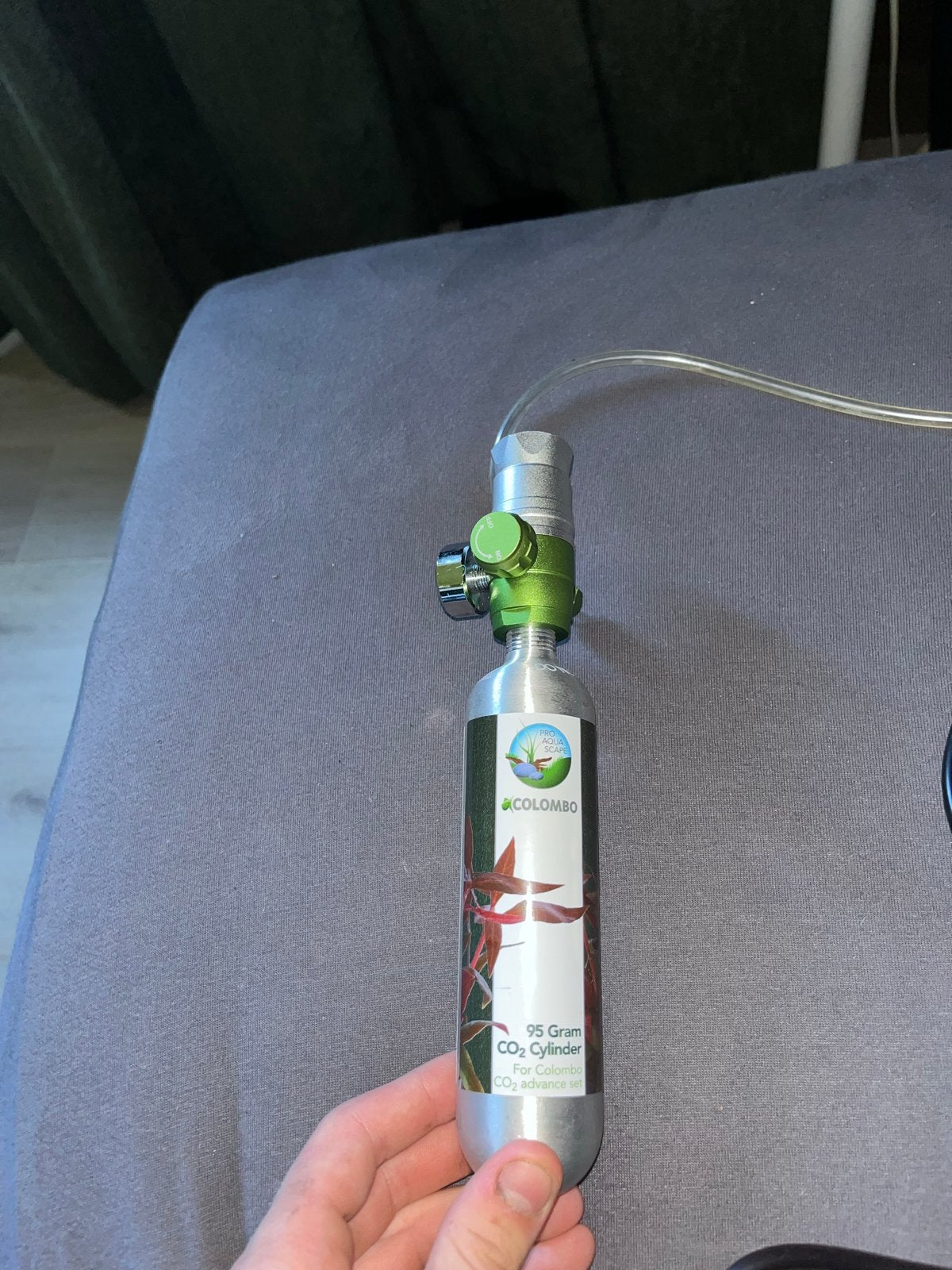 Colombo co2 set met colombo solenoid reglaar, Ophalen