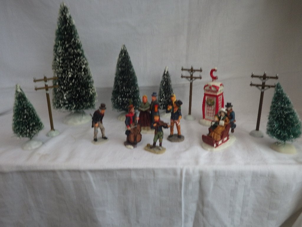Lemax kerstdorp set 4, Diversen, Kerst, Ophalen of Verzenden