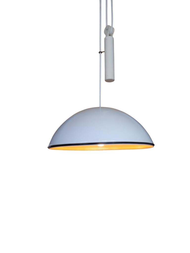 Flos Italië, vintage hanglamp jaren 70, Gebruikt, Vintage, Rijksstraatweg 37 Wilp, Ophalen of Verzenden