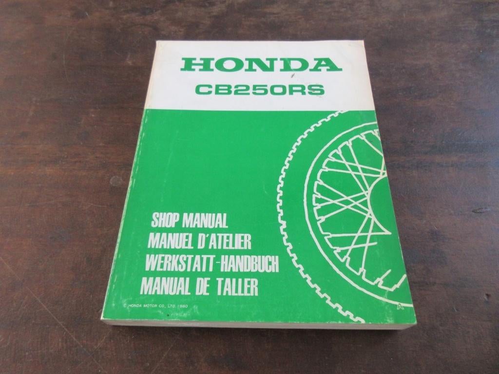 Honda CB250RS werkplaatshandboek manual, Ophalen of Verzenden, Honda