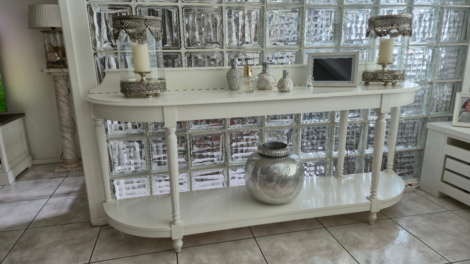 Side table, Huis en Inrichting, Ophalen, Gebruikt, 150 tot 200 cm, 25 tot 50 cm