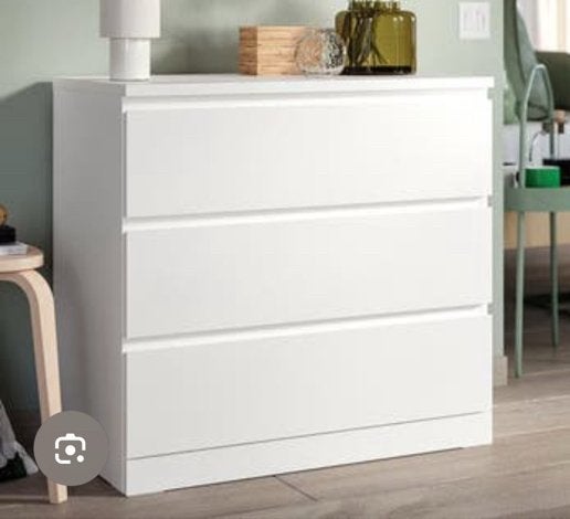 IKEA Malm kast 3 lades hout, Ophalen, Kunststof, Gebruikt, 50 tot 100 cm