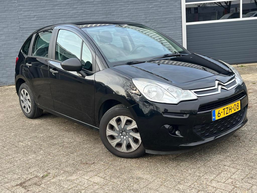 Citroën C3 1.0 I 50KW 2014 Zwart met werk!, Auto's, Citroën, Voorwielaandrijving, 450 kg, 31 €/maand, 948 kg