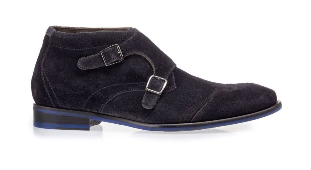 Floris van Bommel maat 11 G 1/2 herenschoenen monk, Blauw, Floris van Bommel, Nieuw, Ophalen of Verzenden