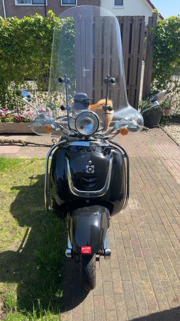 Agm Retro scooter, Fietsen en Brommers, Gebruikt, Benzine, Ophalen, Overige merken