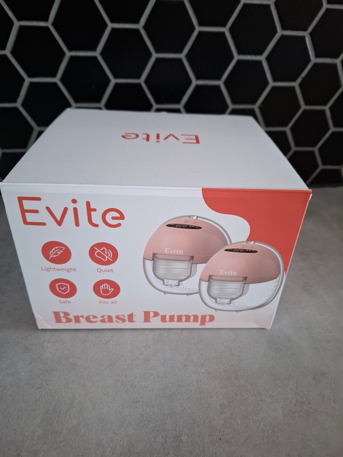 Evite Draagbare Borstkolf, Kinderen en Baby's, Babyvoeding en Toebehoren, Ophalen of Verzenden, Borstkolf