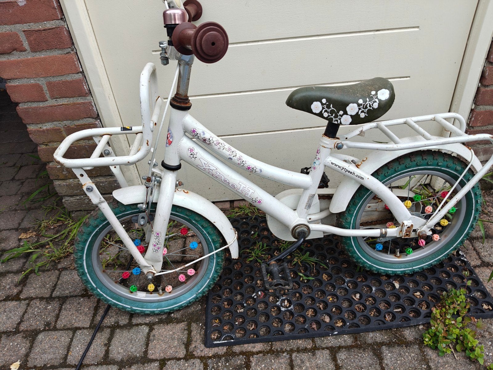 Meisjes kinderfiets 14 inch, Ophalen, Gebruikt, Minder dan 16 inch