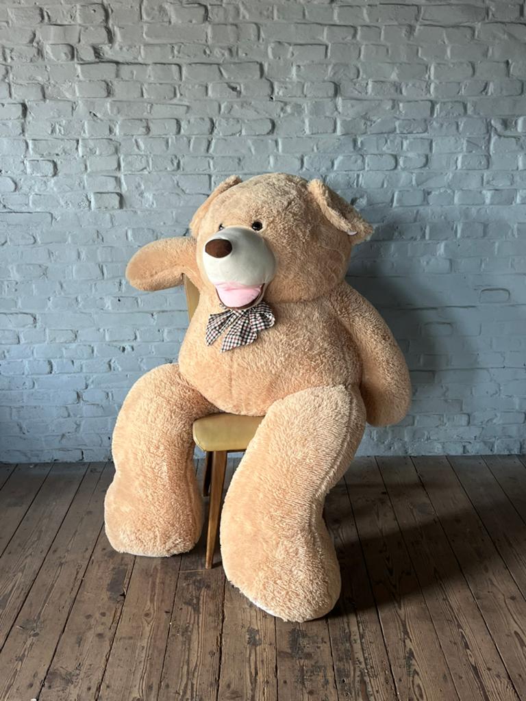 Knuffelbeer teddy XXL 160 cm groot mega knuffel, Stoffen beer, Ophalen, Overige merken, A