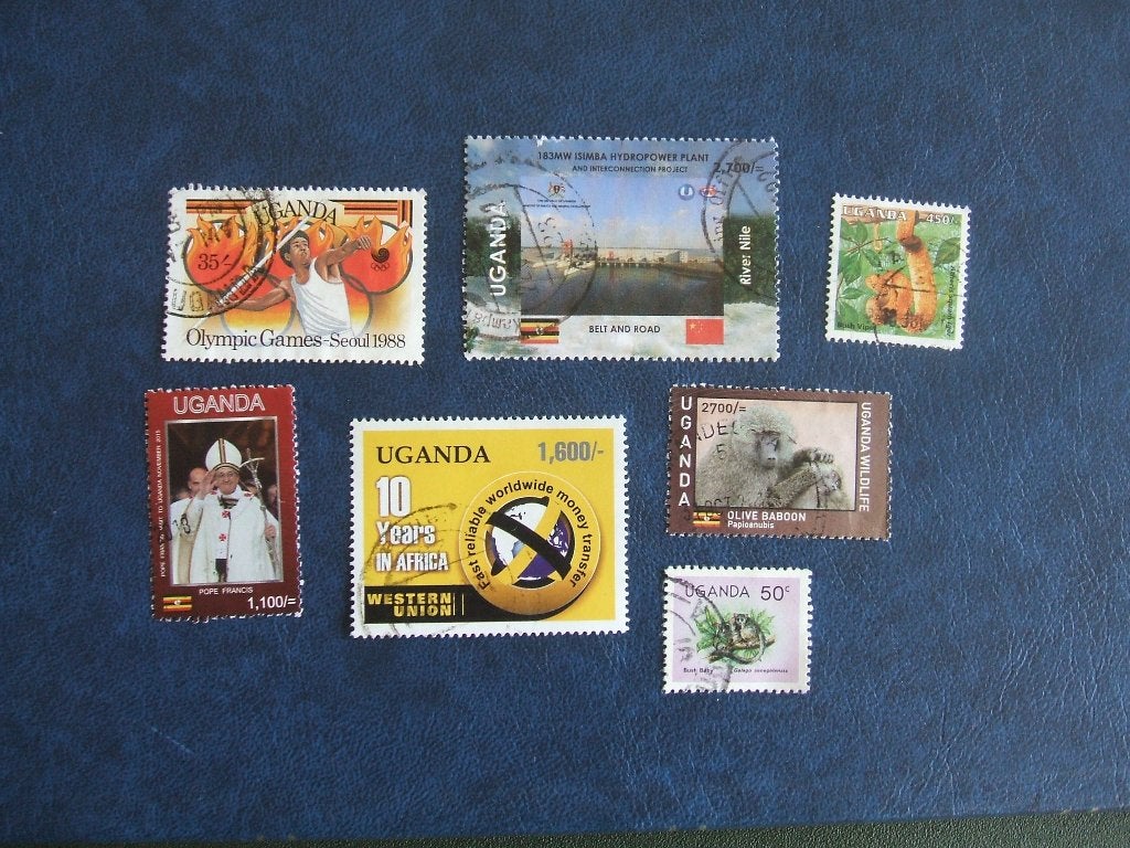 Uganda Oeganda diverse zegels, Verzenden, Overige landen, Gestempeld