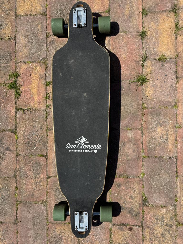 San Clemente Longboard Drop Through – Cruiser / Carve Board, Ophalen of Verzenden, Zo goed als nieuw, Longboard
