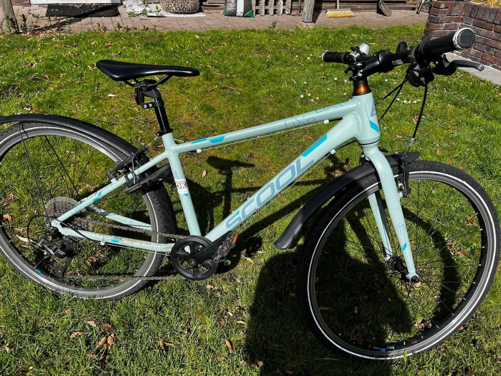 S'cool LiXe 26 meidenfiets sportief /decathlon scool, Gebruikt, Velgrem, Versnellingen, Overige merken
