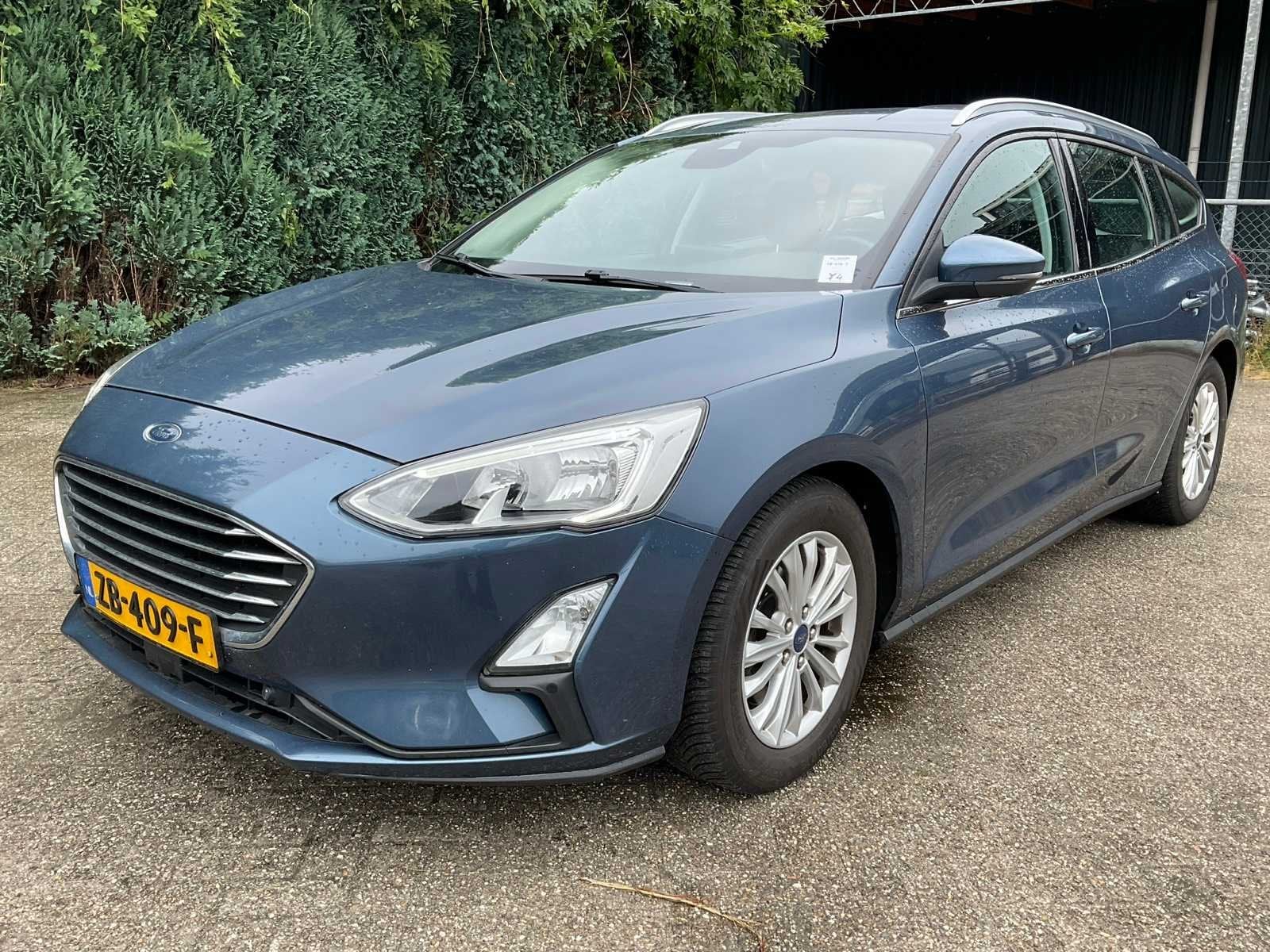 2019 Ford Focus Wagon 1.0 EcoBoost Titanium Business Persone, Auto's, Ford, Gebruikt, Euro 6, 715 kg, Blauw