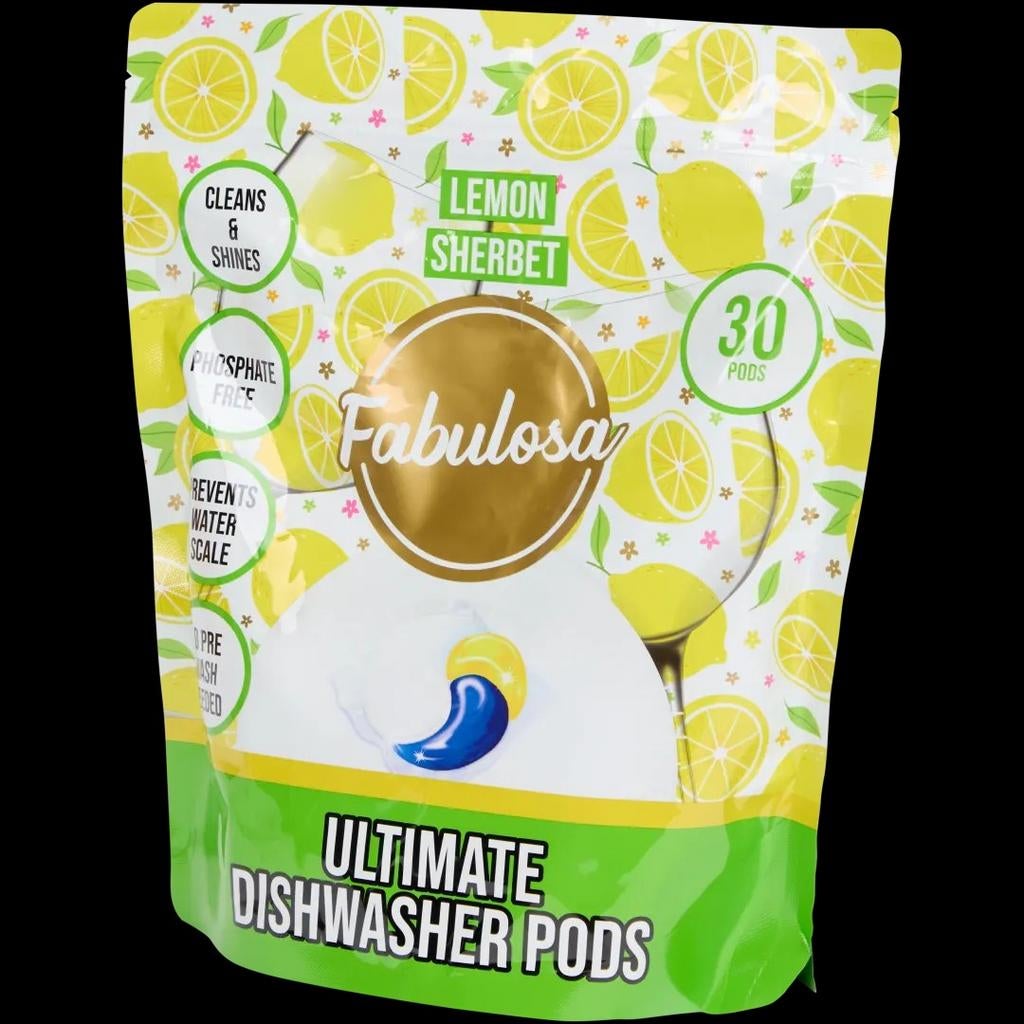 Fabulosa Ultimate Vaatwastabletten - Lemon - 30 stuks, Ophalen of Verzenden