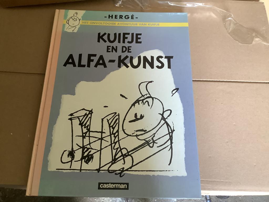 Kuifje en de Alfa-kunst - Het onvoltooide avontuur van Hergé, Boeken, Stripboeken, Eén stripboek, Ophalen of Verzenden, Gelezen