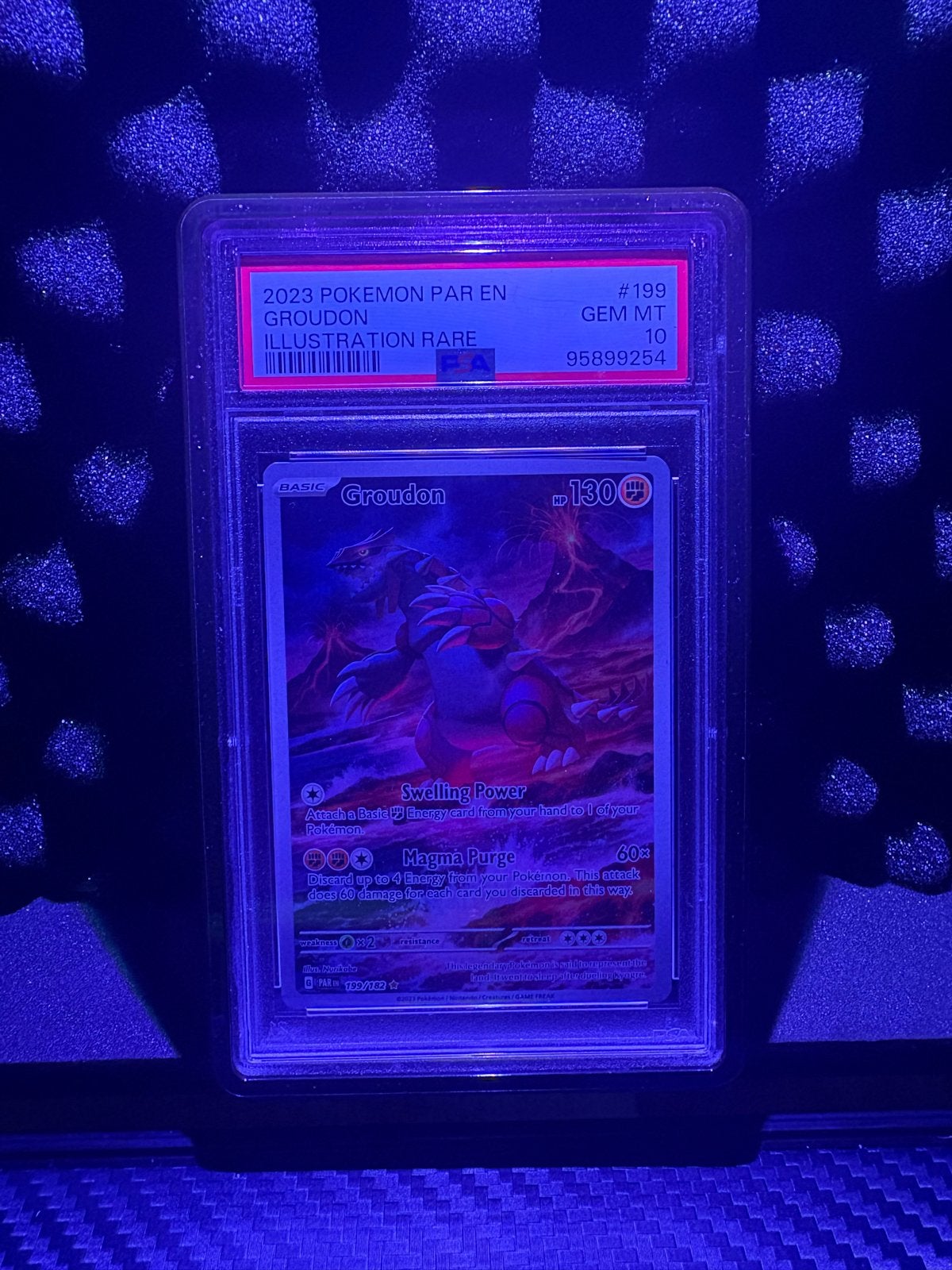 Groudon 2023 Pokemon Kaart PSA 10 GEM MT, Ophalen of Verzenden, Nieuw, Losse kaart