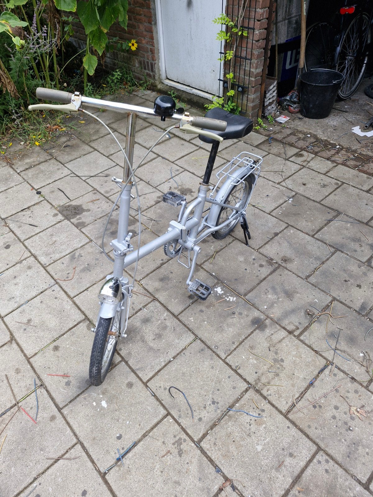 Opvouwbare fiets - Handig voor woon-werkverkeer, Fietsen en Brommers, Gebruikt, Velgrem, Dames, Ophalen