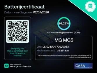 MG 5 Long Range Luxury 61 kWh | Leder | Navi | 360 Camera |, Auto's, 12 maanden, Gebruikt, 1532 kg, 156 pk