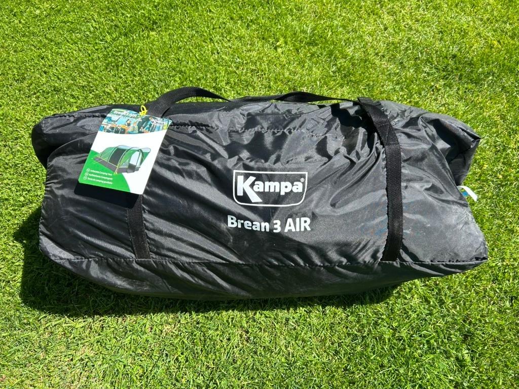 Kampa Brean Air 3 opblaasbare tent, Caravans en Kamperen, Ophalen of Verzenden, Nieuw, Tot en met 3