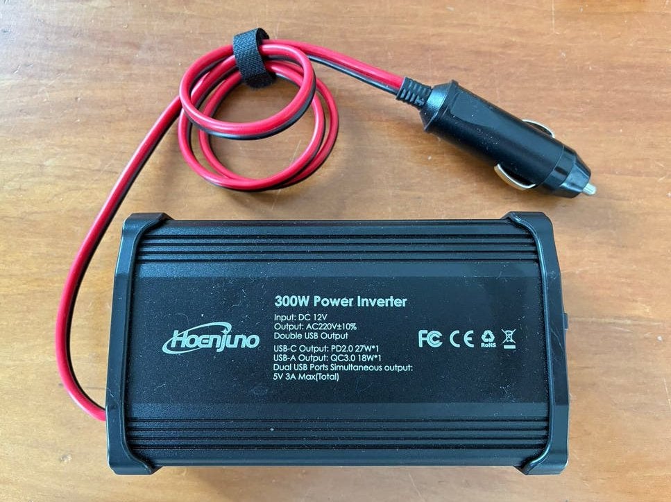 300W Omvormer 12V naar 220V met USB-C en USB-A, Ophalen of Verzenden, Nieuw