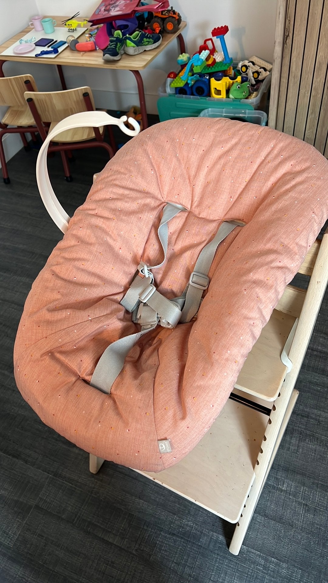 Stokke Tripp Trapp - baby set (nieuw model), Ophalen, Zo goed als nieuw, Overige typen, Stoelverkleiner