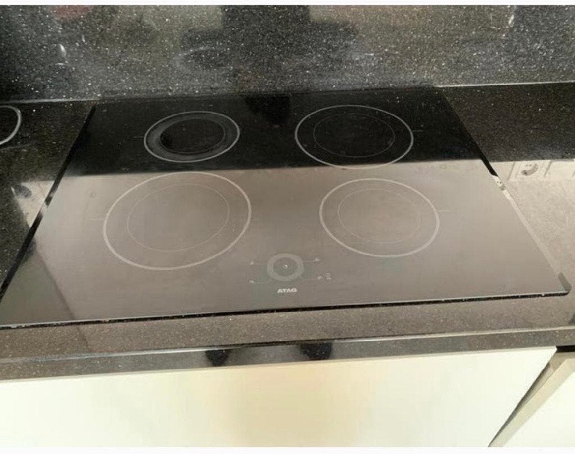 ATAG HI7271E Inductiekookplaat - 4 zones, 7400W, Witgoed en Apparatuur, Kookplaten, Ophalen, 4 kookzones, Zo goed als nieuw, Inbouw
