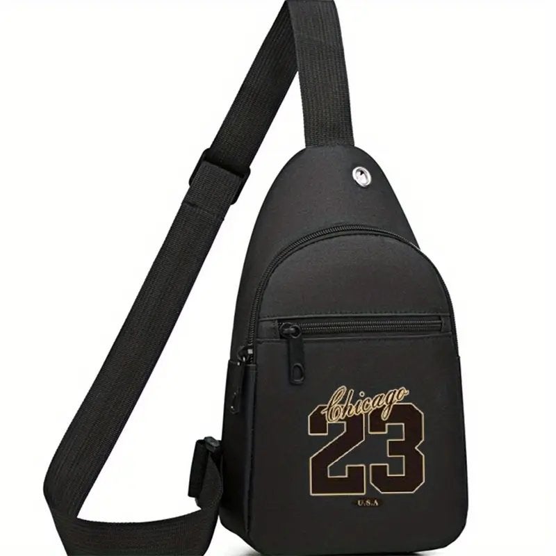Geweldige 1-layer "CHICAGO 23" All-In-One SLINGBAG, Verzenden, Nieuw, Zwart