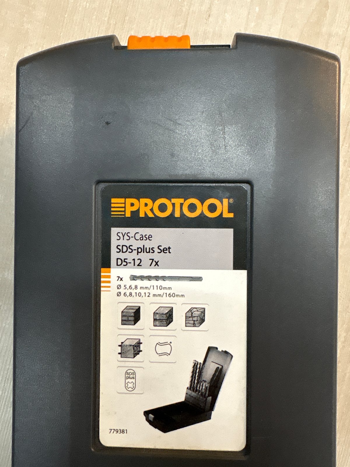 PROTOOL SDS-plus Boorset D5-12 7x, Ophalen of Verzenden, Nieuw