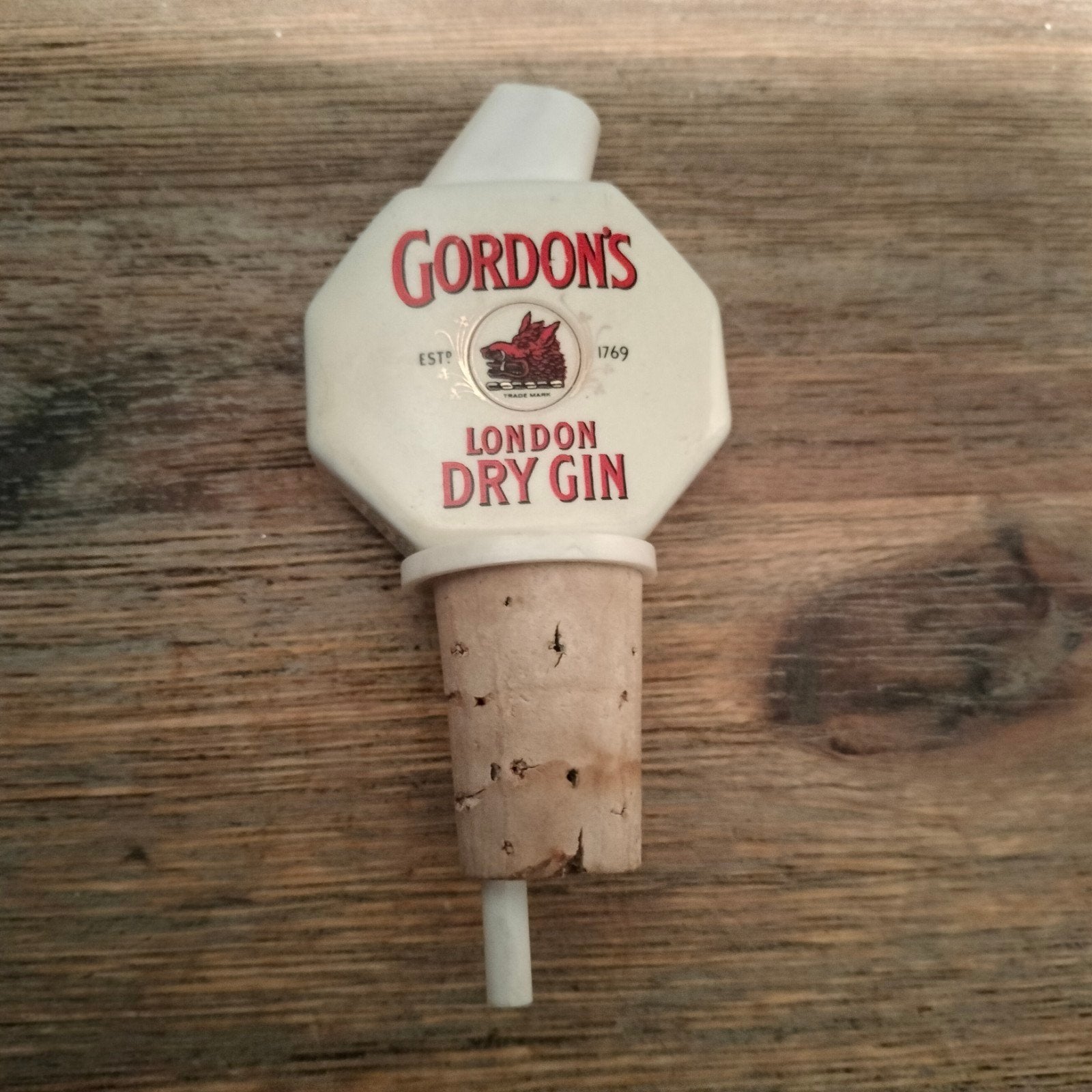 Vintage Gordon's London Dry Gin Flessenstop, Ophalen of Verzenden