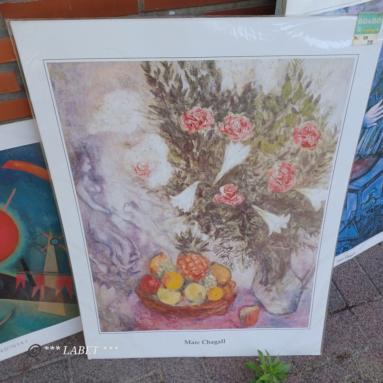 Poster van Marc Chagall, Verzamelen, Posters, Verzenden