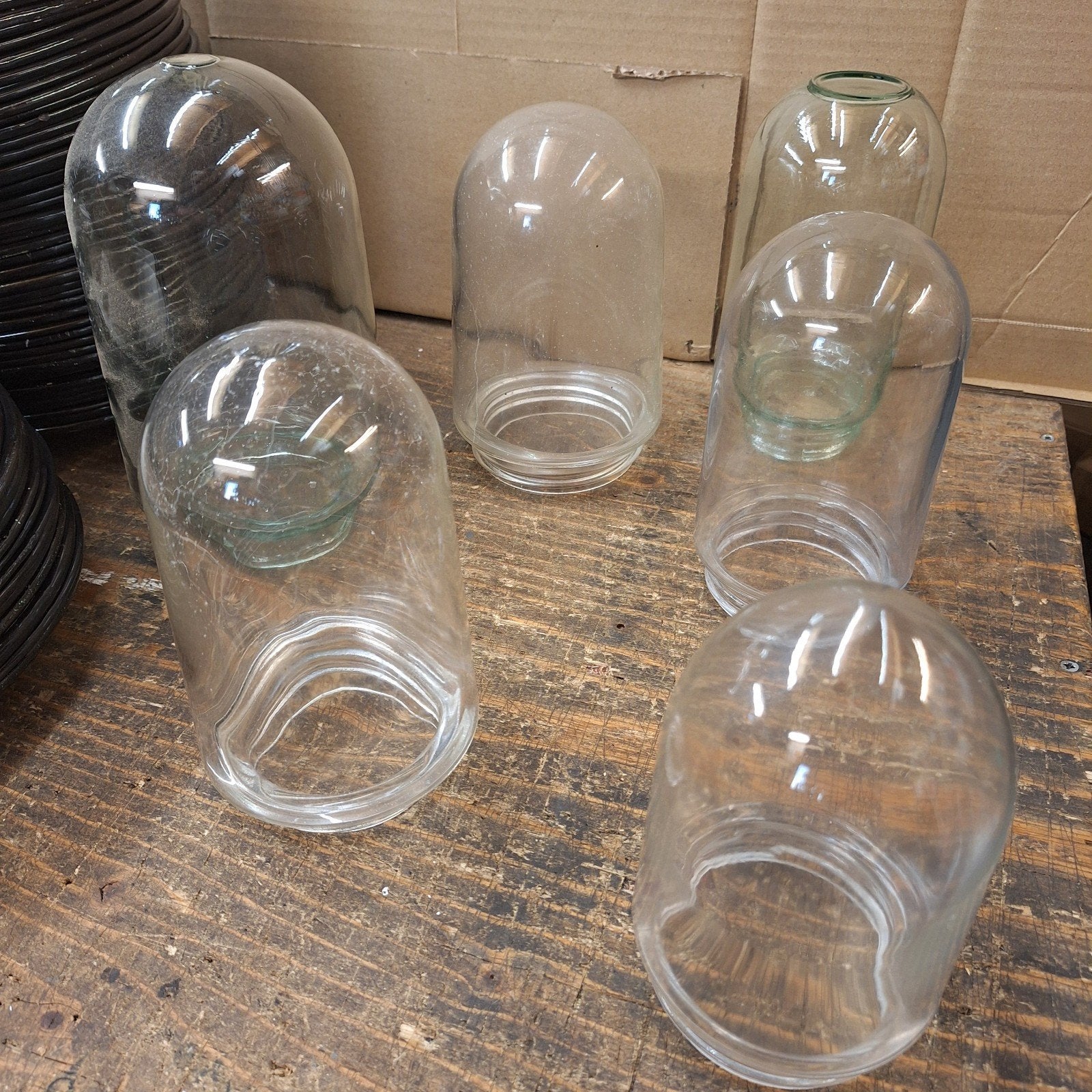 Lampenglazen, lampenglas,  diverse soorten en maten., Ophalen of Verzenden, Rond, Minder dan 25 cm