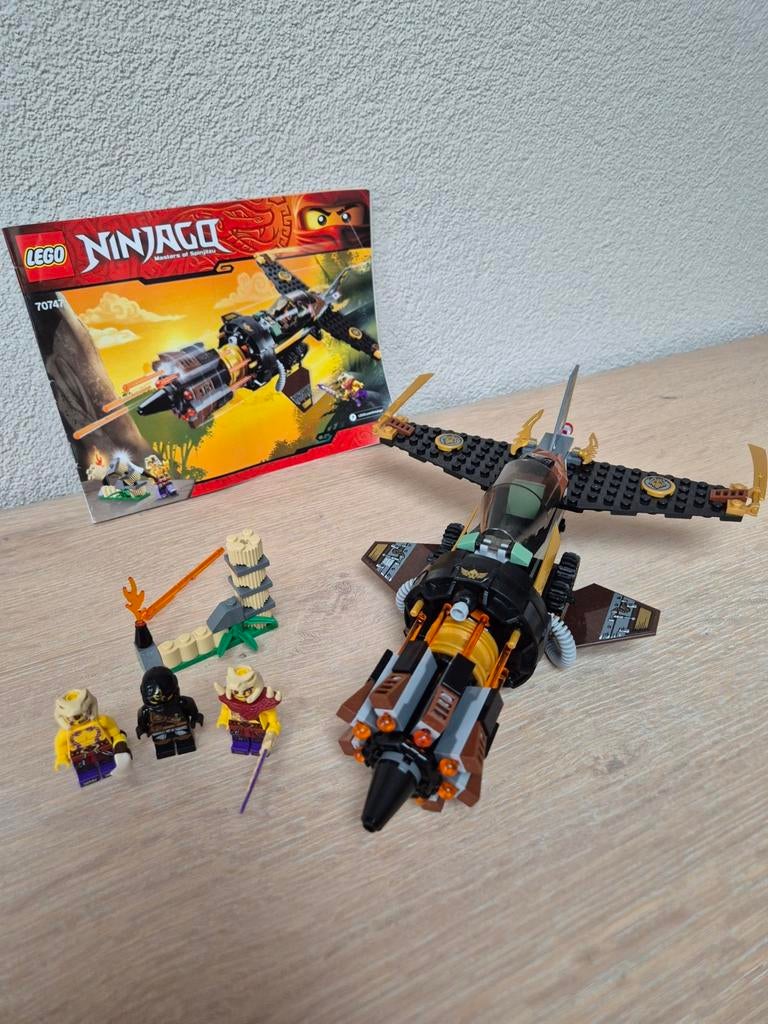 LEGO Ninjago 70747 - Rotsblokblaster, Ophalen of Verzenden, Zo goed als nieuw, Complete set, Lego