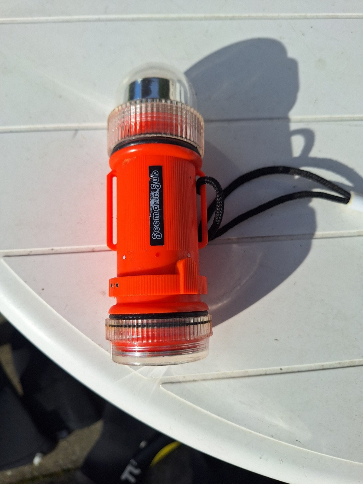 flits/duiklamp back-up lampje, Watersport en Boten, Ophalen of Verzenden, Zo goed als nieuw, Duiklamp