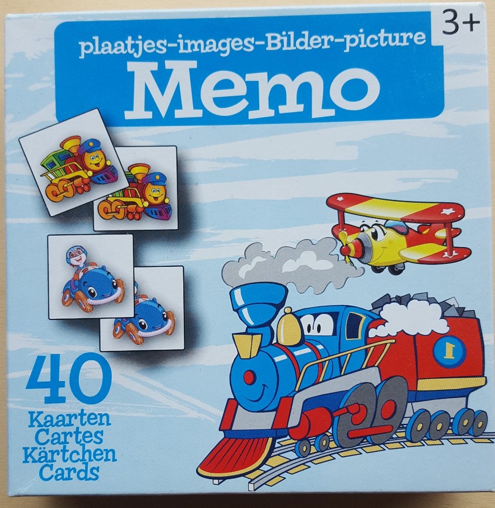 Memo spel. 40 plaatjes, Ophalen of Verzenden, Meer dan 50 stukjes, Zo goed als nieuw, 6 jaar of ouder