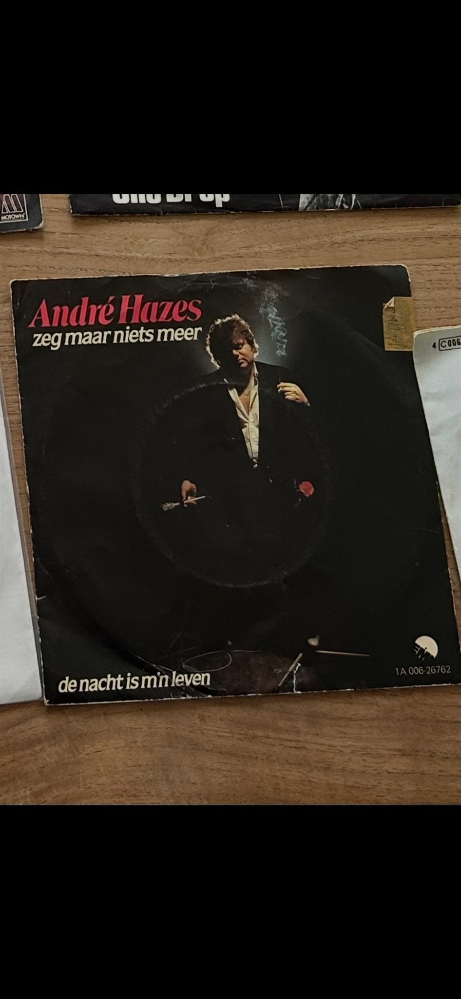 André Hazes - Zeg Maar Niets Meer / De Nacht Is M'n Leven, Cd's en Dvd's, Ophalen, Gebruikt, 7 inch, Overige typen