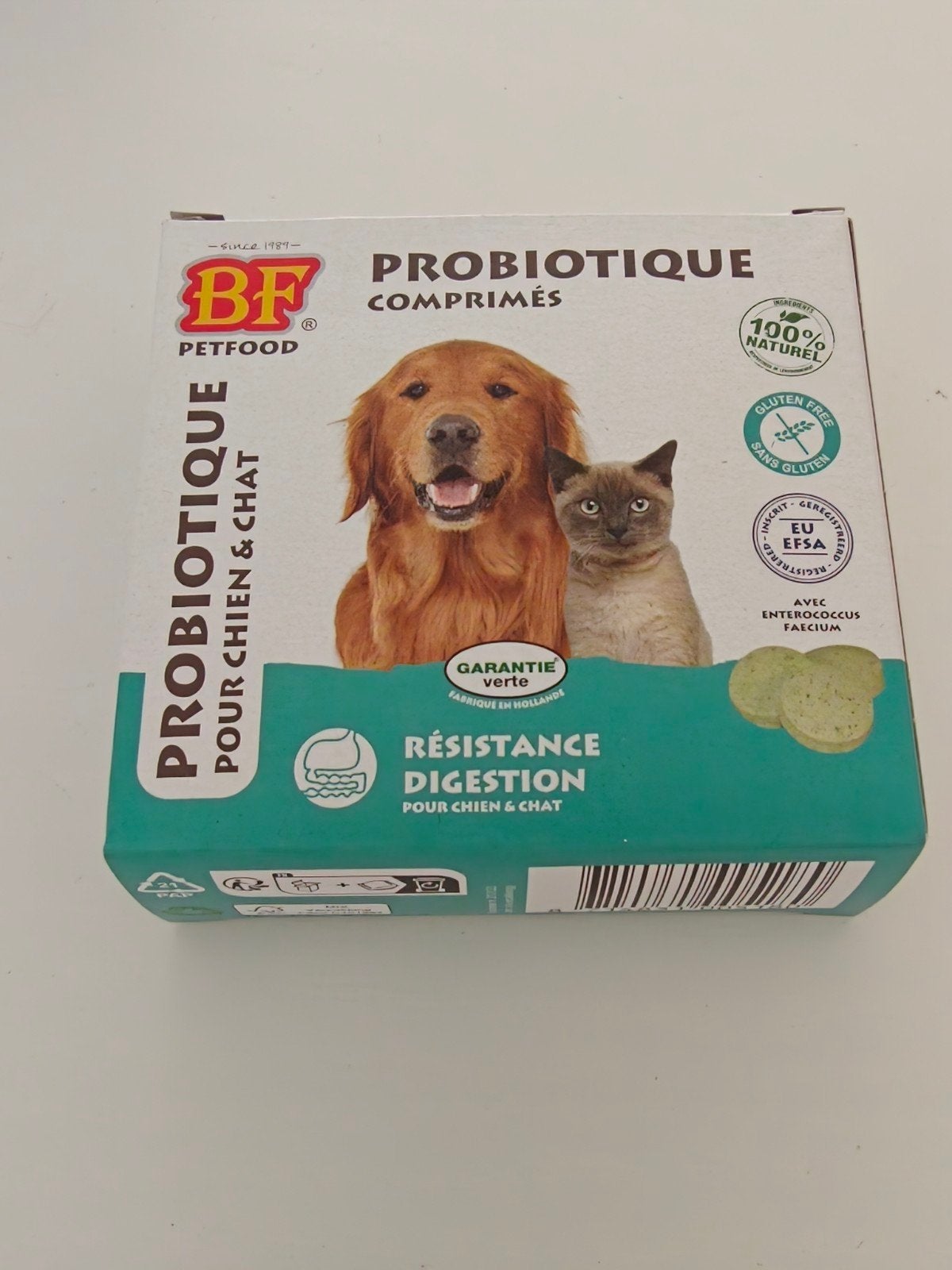 Probiotica tabletten, Ophalen