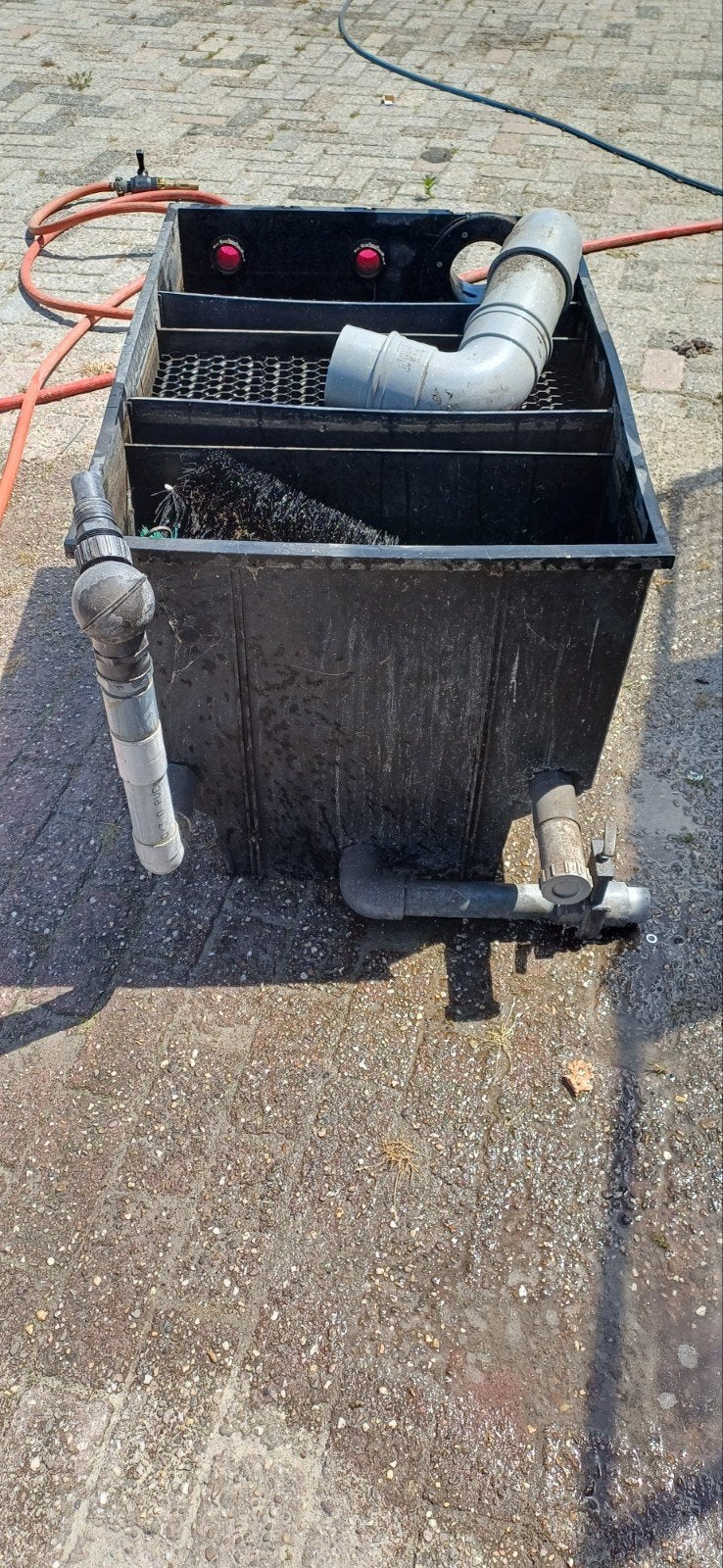 Vijverfilter met borstels en matten, Tuin en Terras, Ophalen, Gebruikt, Vijverfilter