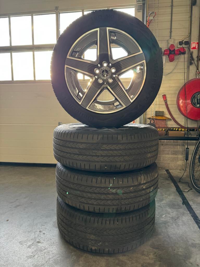 Mercedes GLC zomerbanden met velgen, Auto-onderdelen, Banden en Velgen, Gebruikt, 255 mm, Banden en Velgen, Personenwagen