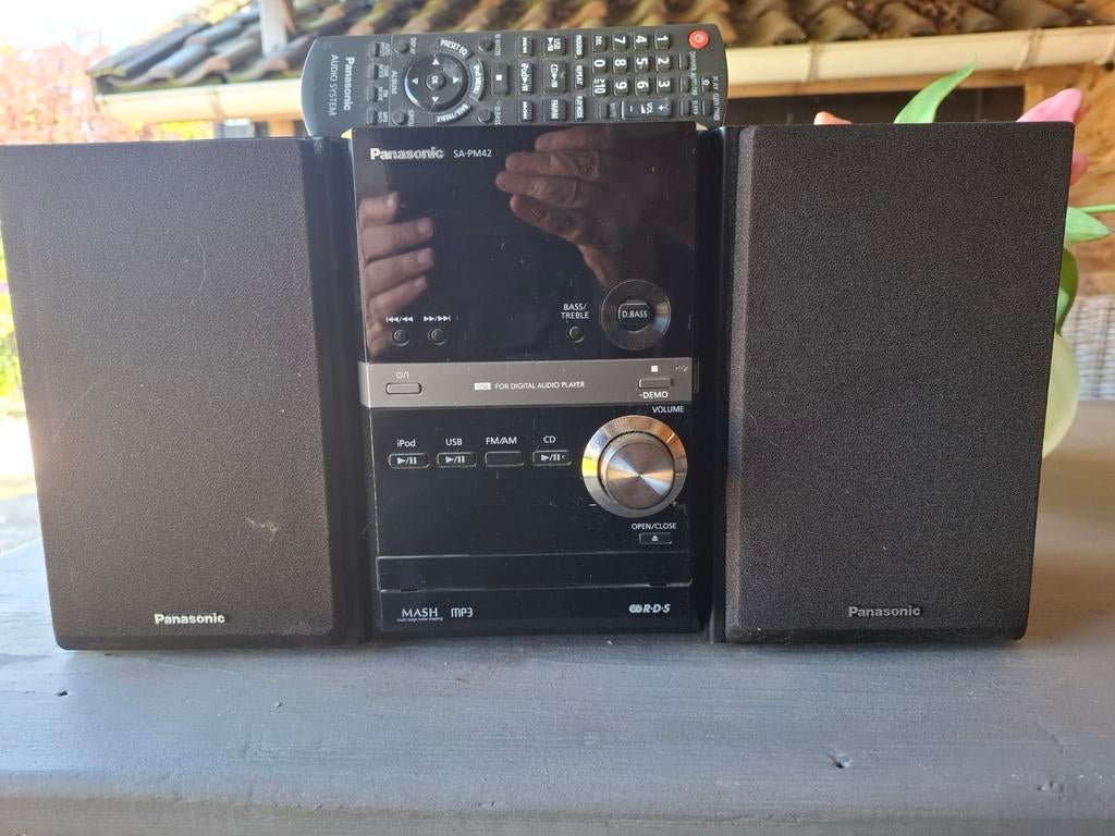 Panasonic audioset SA-PM42, Audio, Tv en Foto, Stereo-sets, Ophalen, Gebruikt, Overige merken, Microset