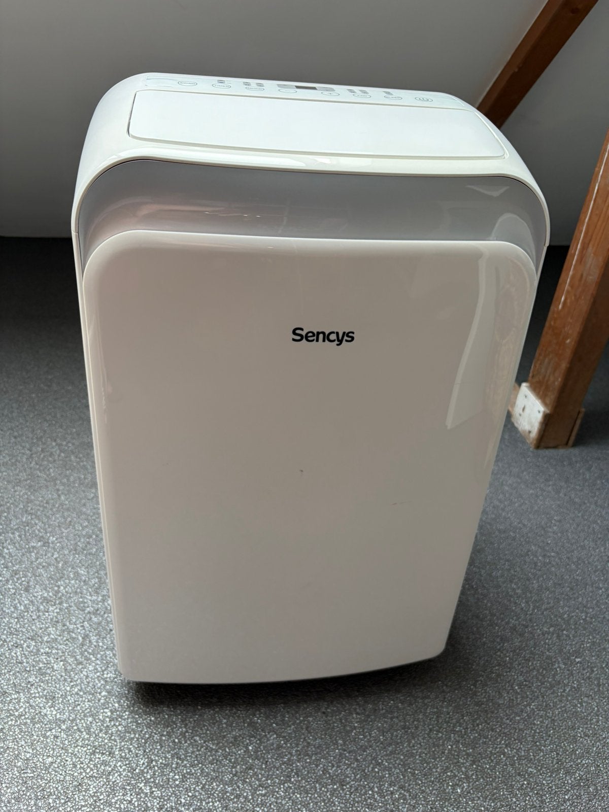 Mobiele airco Sencys 9300 btu/h, Ophalen, Minder dan 60 m³, 3 snelheden of meer, Zo goed als nieuw