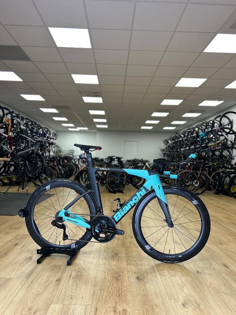 Bianchi Aquila CV TT Di2 Dura Ace Carbon Racefiets, Ophalen, Zo goed als nieuw, Overige typen