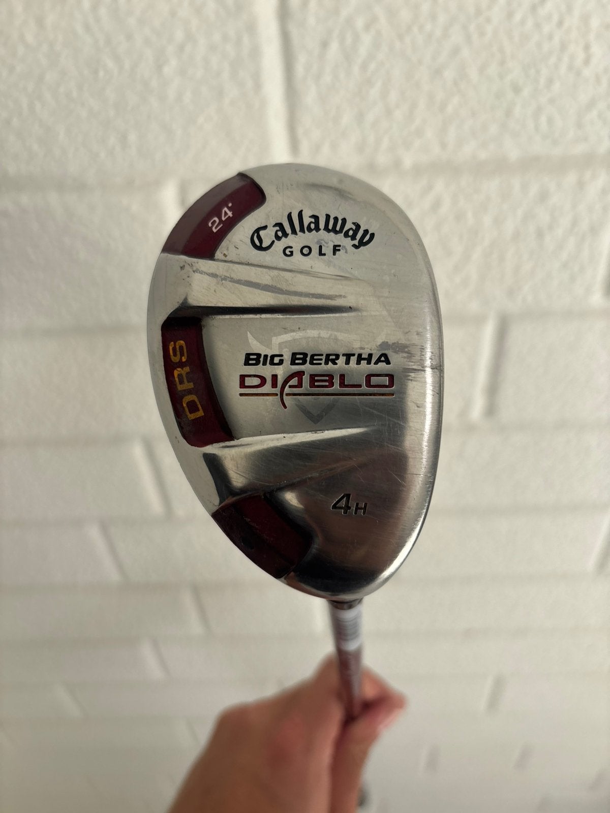 Callaway Diablo DRS Hybride 4 | 24* Loft | R Flex, Callaway, Ophalen of Verzenden, Zo goed als nieuw, Callaway